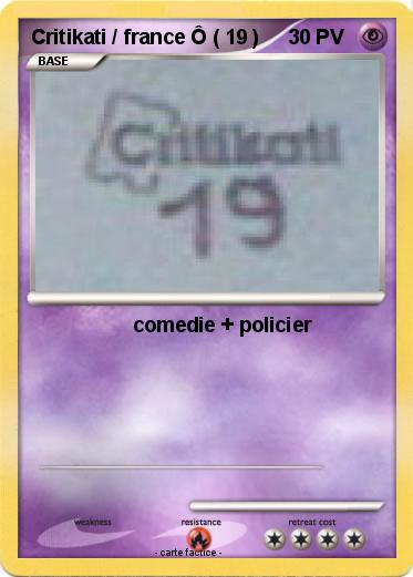 Pokemon Critikati / france Ô ( 19 )