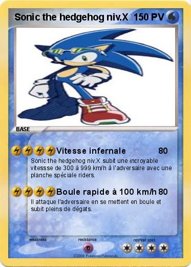 Pokemon Sonic the hedgehog niv.X