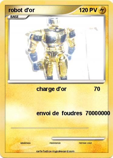 Pokemon robot d'or