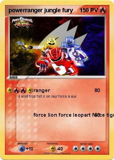Pokemon powerranger jungle fury