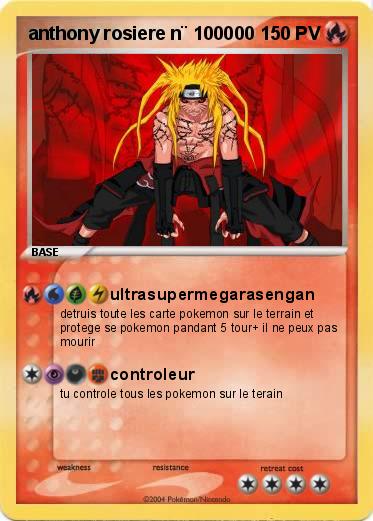Pokemon anthony rosiere n¨ 100000