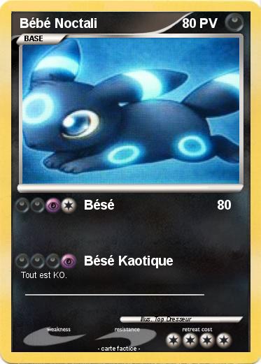 Pokemon Bébé Noctali