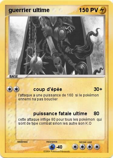 Pokemon guerrier ultime 