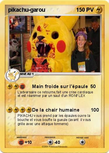 Pokemon pikachu-garou
