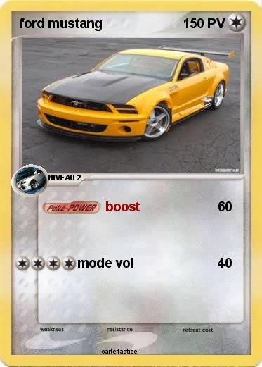 Pokemon ford mustang