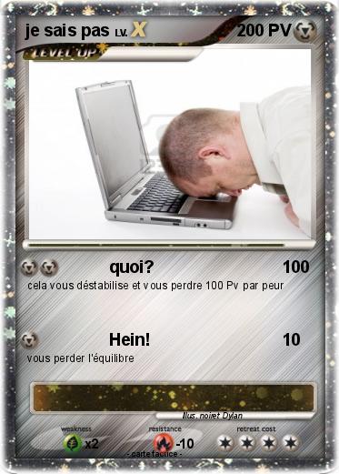 Pokemon je sais pas