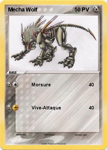 Pokemon Mecha Wolf