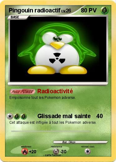 Pokemon Pingouin radioactif