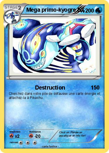 Pokemon Mega primo-kyogre EX