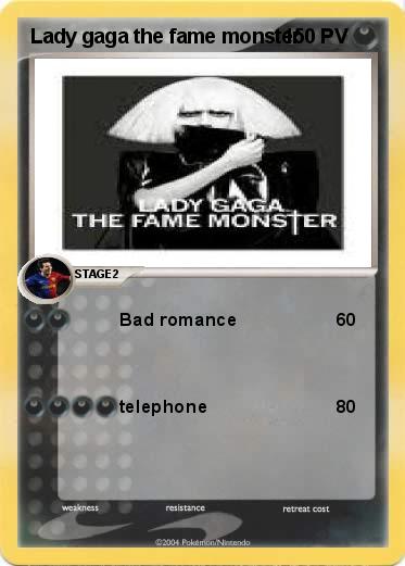 Pokemon Lady gaga the fame monster