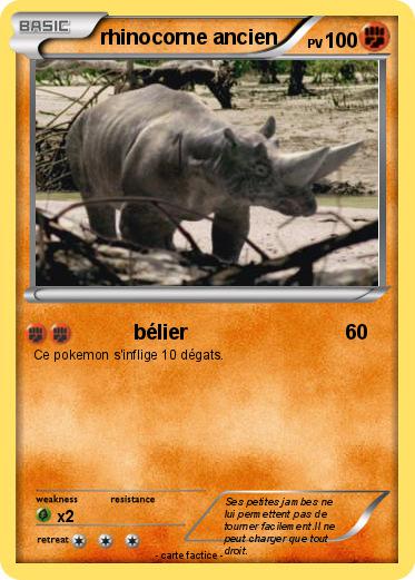 Pokemon rhinocorne ancien