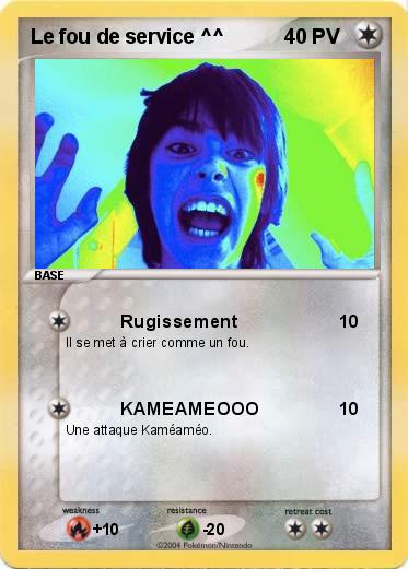 Pokemon Le fou de service ^^