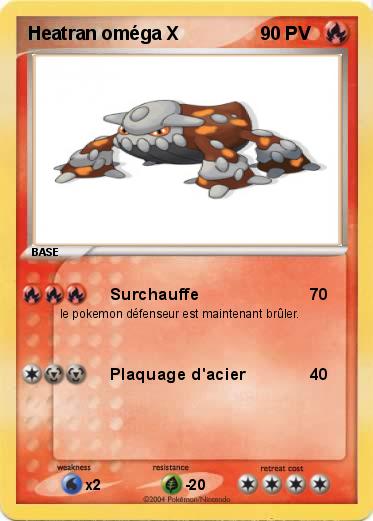 Pokemon Heatran oméga X