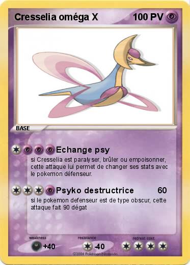 Pokemon Cresselia oméga X