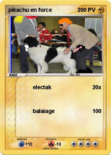 Pokemon pikachu en force