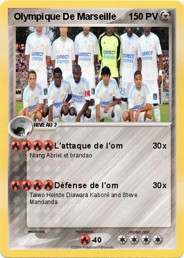 Pokemon Olympique De Marseille 