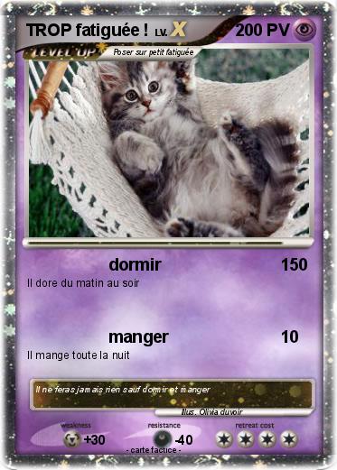 Pokemon TROP fatiguée !