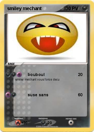 Pokemon smiley mechant