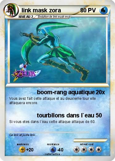 Pokemon link mask zora