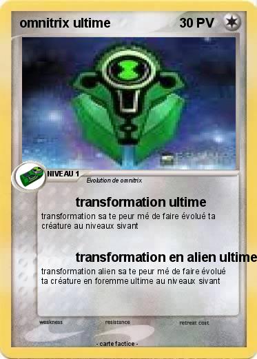 Pokemon omnitrix ultime