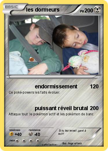 Pokemon les dormeurs