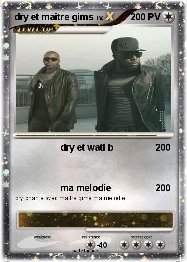 Pokemon dry et maitre gims