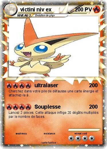 Pokemon victini niv ex