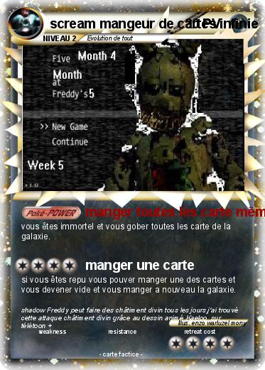 Pokemon scream mangeur de cartes infinie