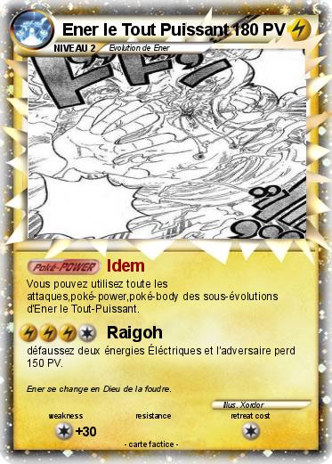 Pokemon Ener le Tout Puissant