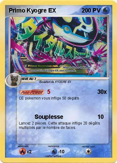Pokemon Primo Kyogre EX
