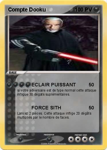 Pokemon Compte Dooku