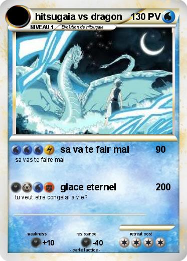 Pokemon hitsugaia vs dragon