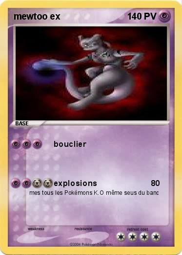 Pokemon mewtoo ex          