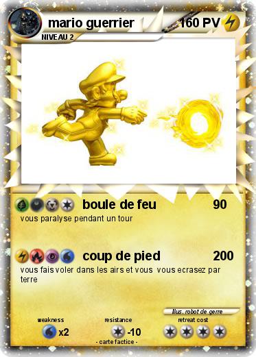 Pokemon mario guerrier