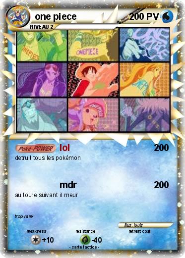 Pokemon one piece