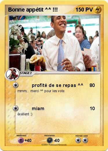 Pokemon Bonne appétit ^^ !!!