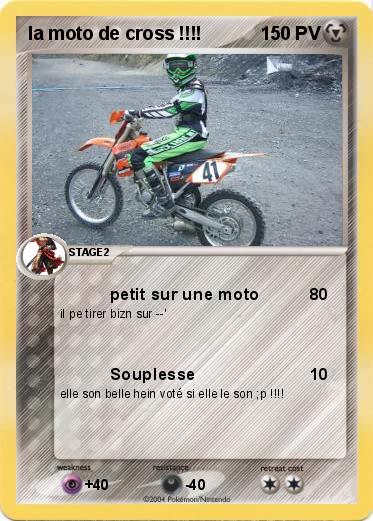 Pokemon la moto de cross !!!! 