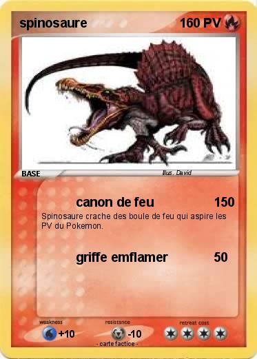 Pokemon spinosaure