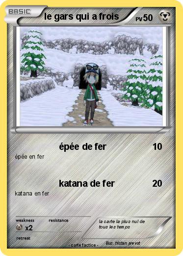 Pokemon le gars qui a frois