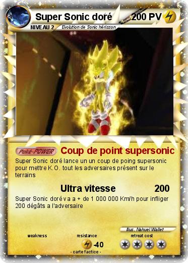 Pokemon Super Sonic doré