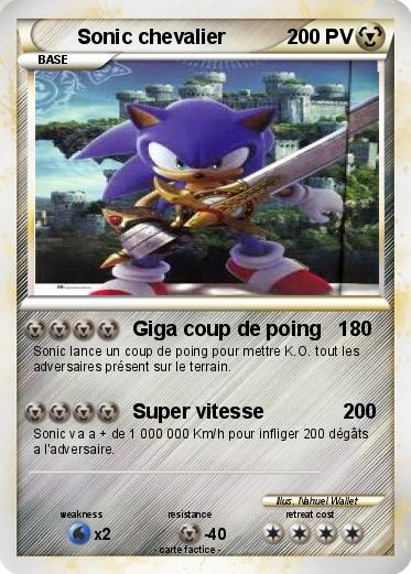 Pokemon Sonic chevalier