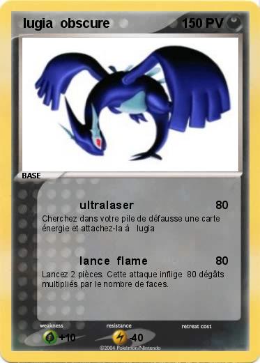 Pokemon  lugia  obscure