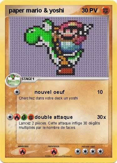 Pokemon paper mario & yoshi