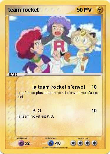 Pokemon team rocket