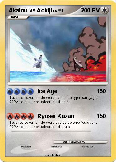 Pokemon Akainu vs Aokiji