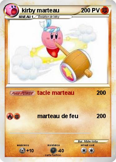 Pokemon kirby marteau