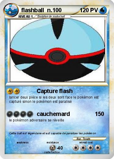 Pokemon flashball  n.100