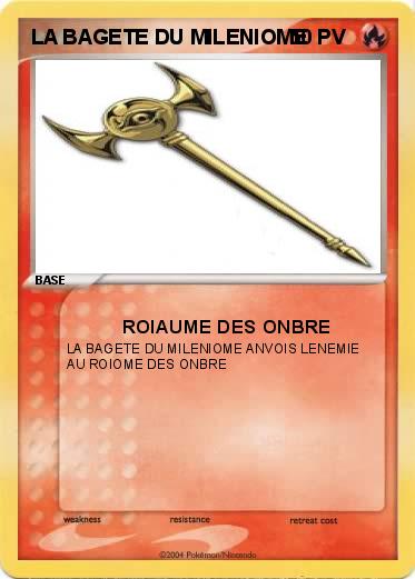 Pokemon LA BAGETE DU MILENIOME