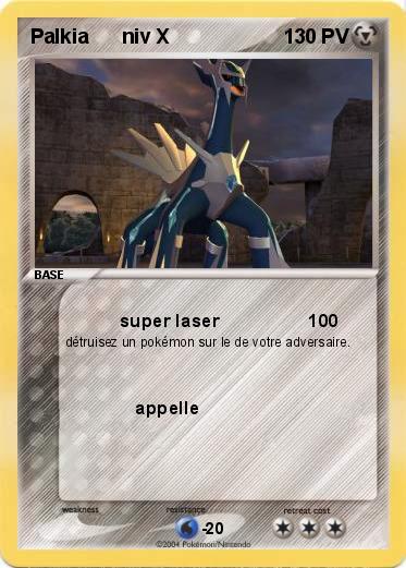 Pokemon Palkia      niv X 