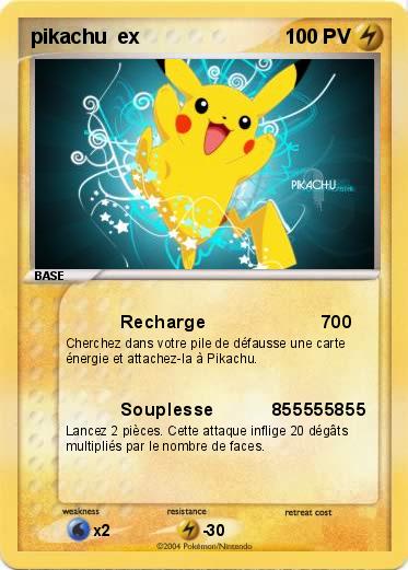 Pokemon pikachu  ex                           